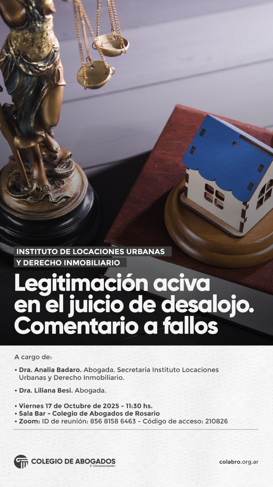 LEGITIMACION ACTIVA EN EL JUICIO DE DESALOJO - COMENTARIO A FALLOS - 17/10/2025